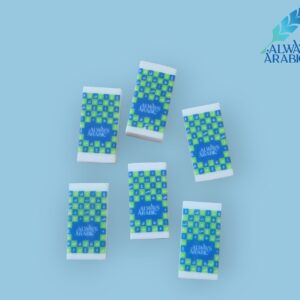 Gingham Arabic Eraser Green